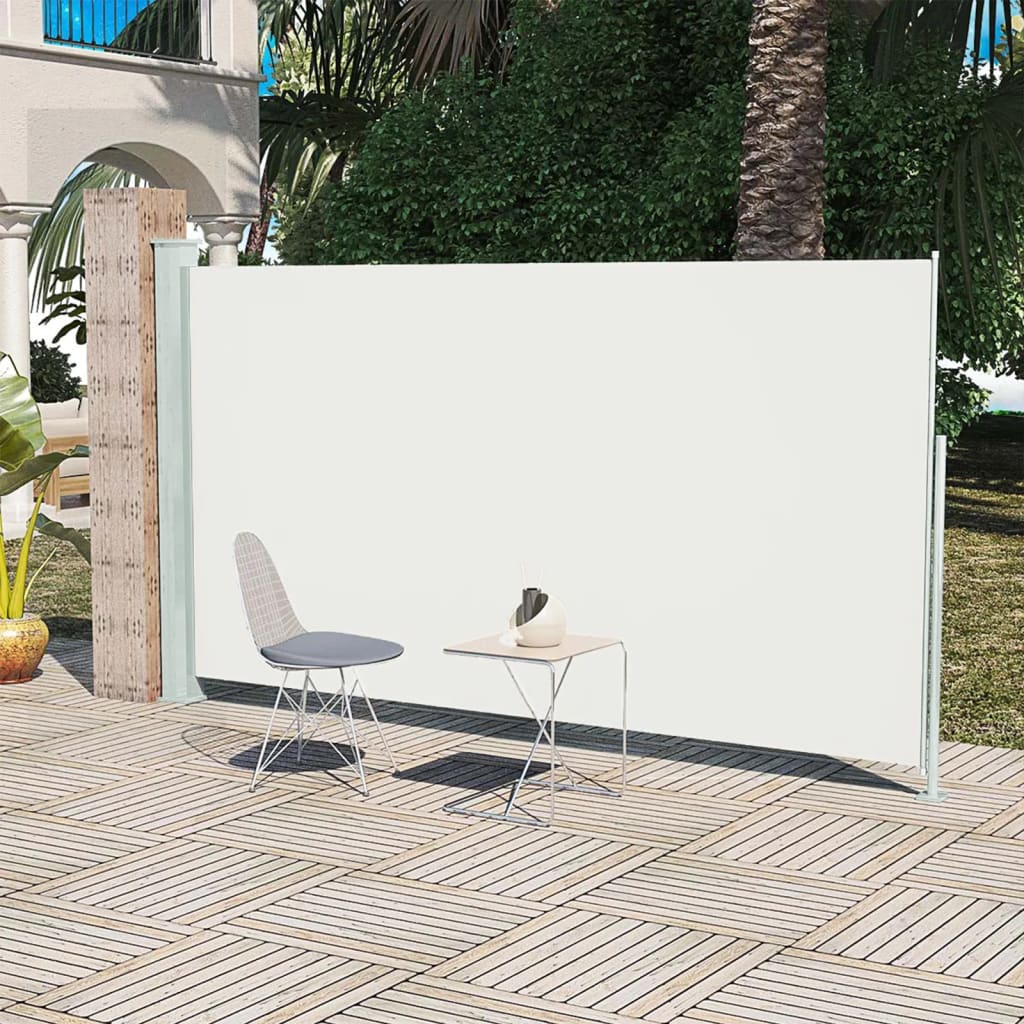 Bočná markíza na terasu/balkón 160x300 cm, krémová
