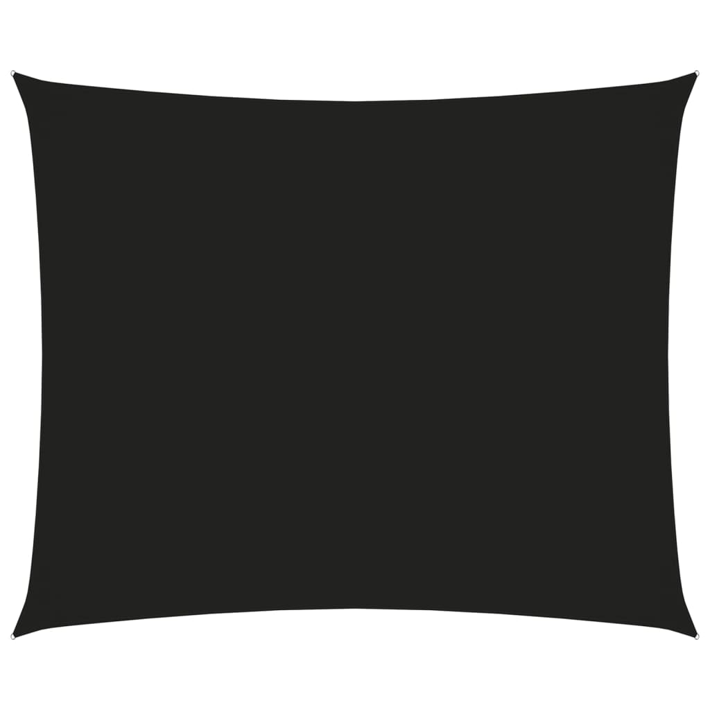 vidaXL Tieniaca plachta, oxford, obdĺžniková 4x5 m, čierna