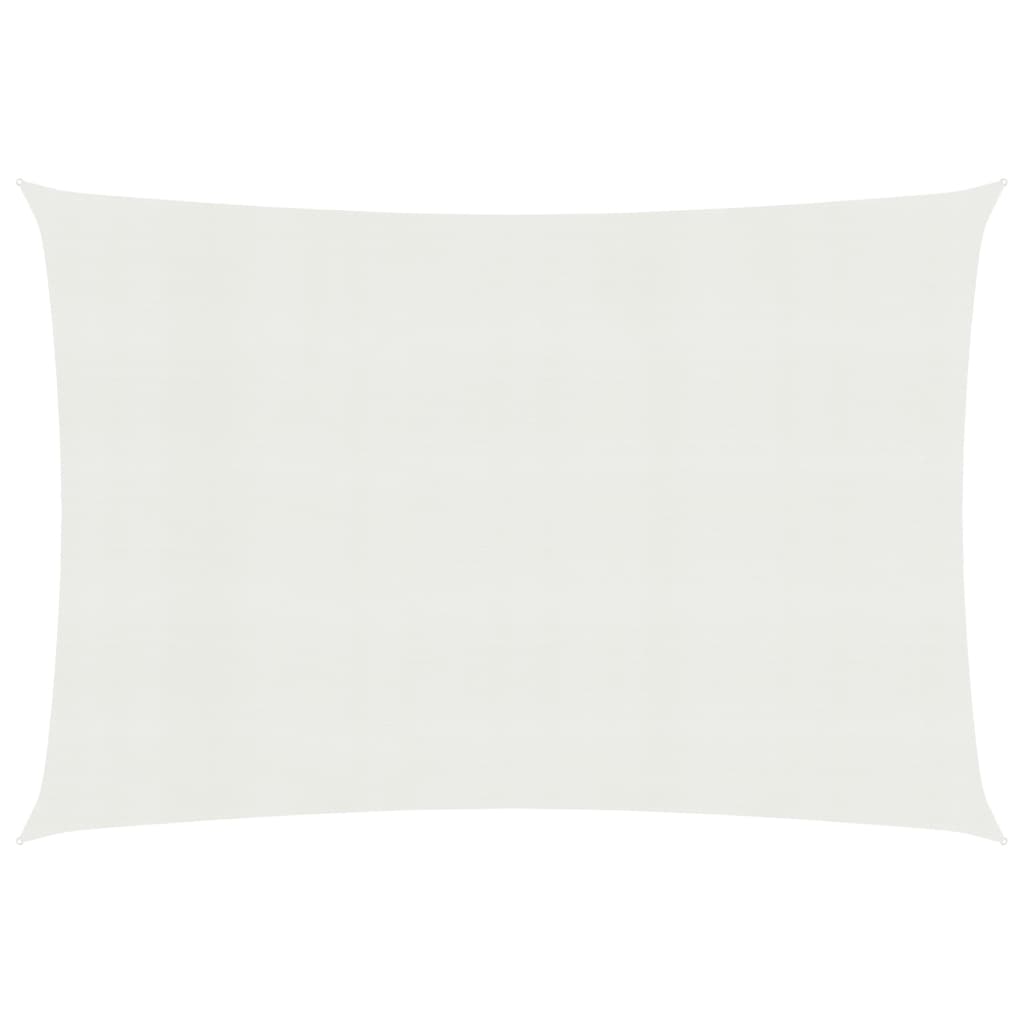 vidaXL Tieniaca plachta 160 g/m², biela 5x7 m, HDPE