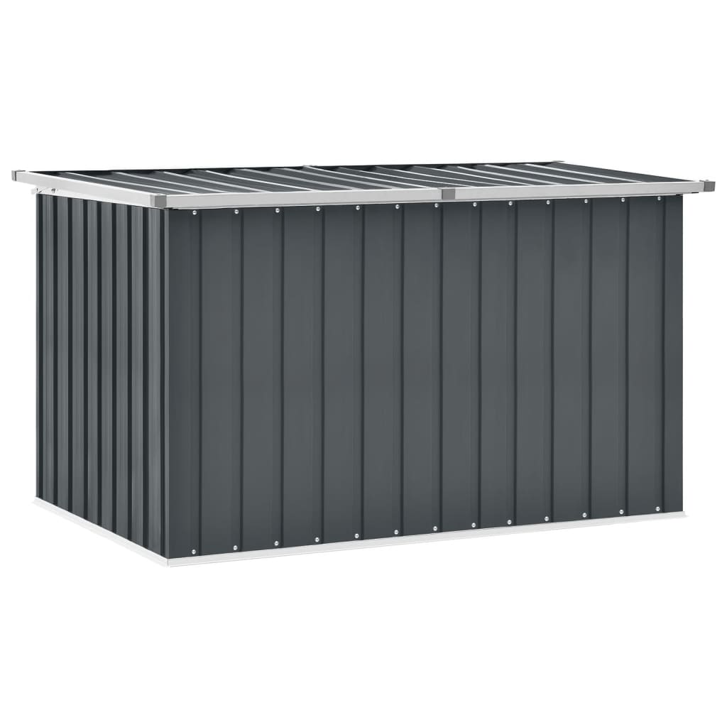 vidaXL Záhradný úložný box sivý 149x99x93 cm