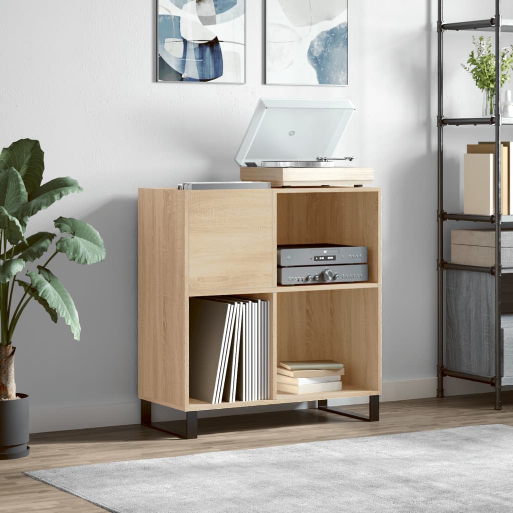vidaXL Skrinka na platne dub sonoma 84,5x38x48 cm kompozitné drevo