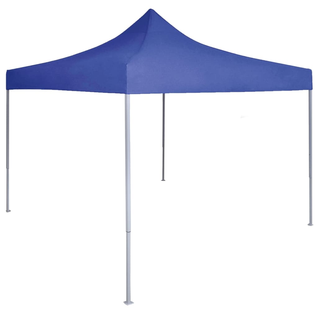 vidaXL Profesionálny skladací párty stan 2x2 m, oceľ, modrý