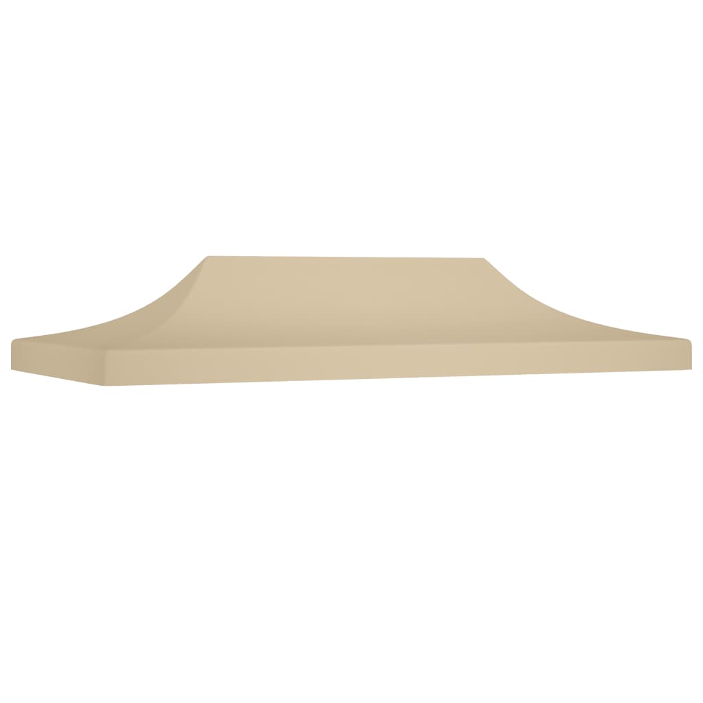 vidaXL Strecha na párty stan 6x3 m, béžová 270 g/m²