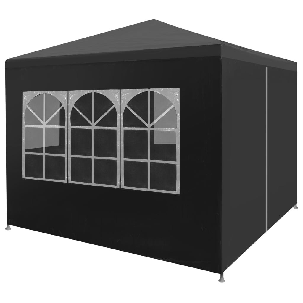 vidaXL Párty stan 3x3 m, antracitový