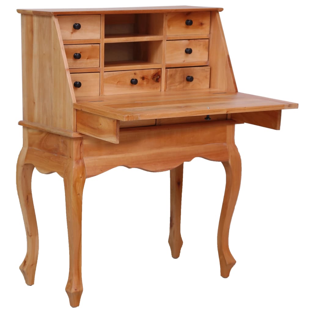 vidaXL Sekretár 78x42x103 cm, mahagónový masív