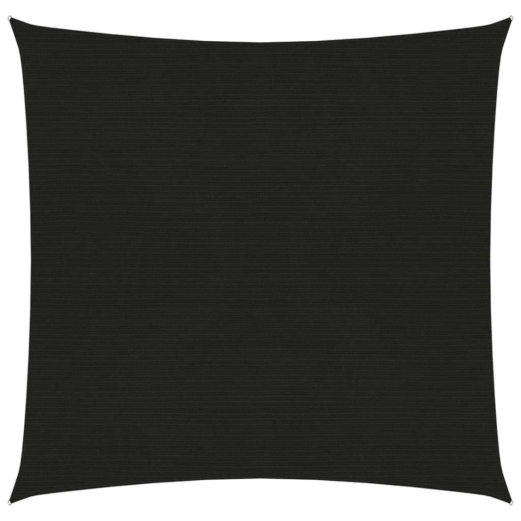 vidaXL Tieniaca plachta 160 g/m², čierna 7x7 m, HDPE