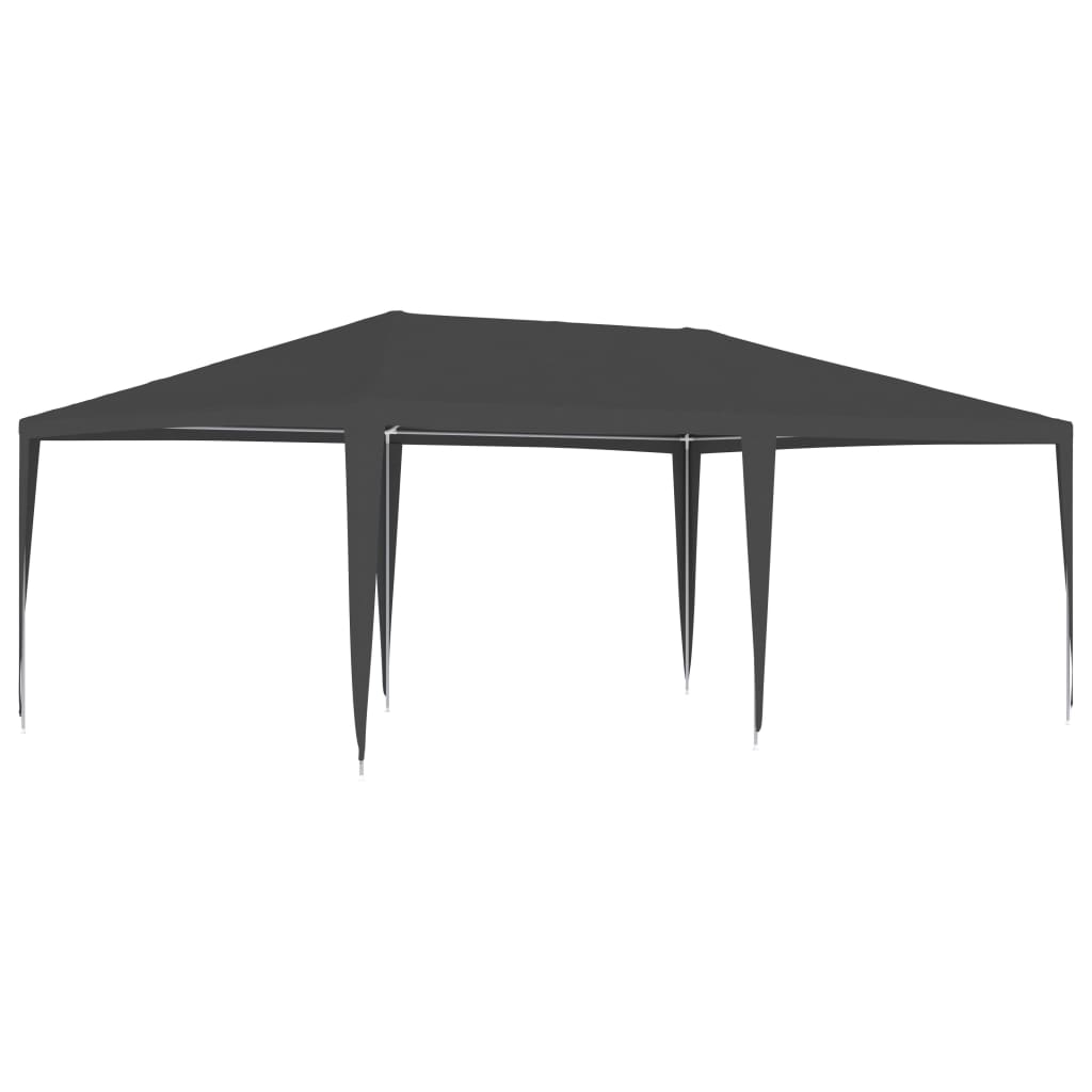 vidaXL Profesionálny párty stan 4x6 m, antracitový 90 g/m²