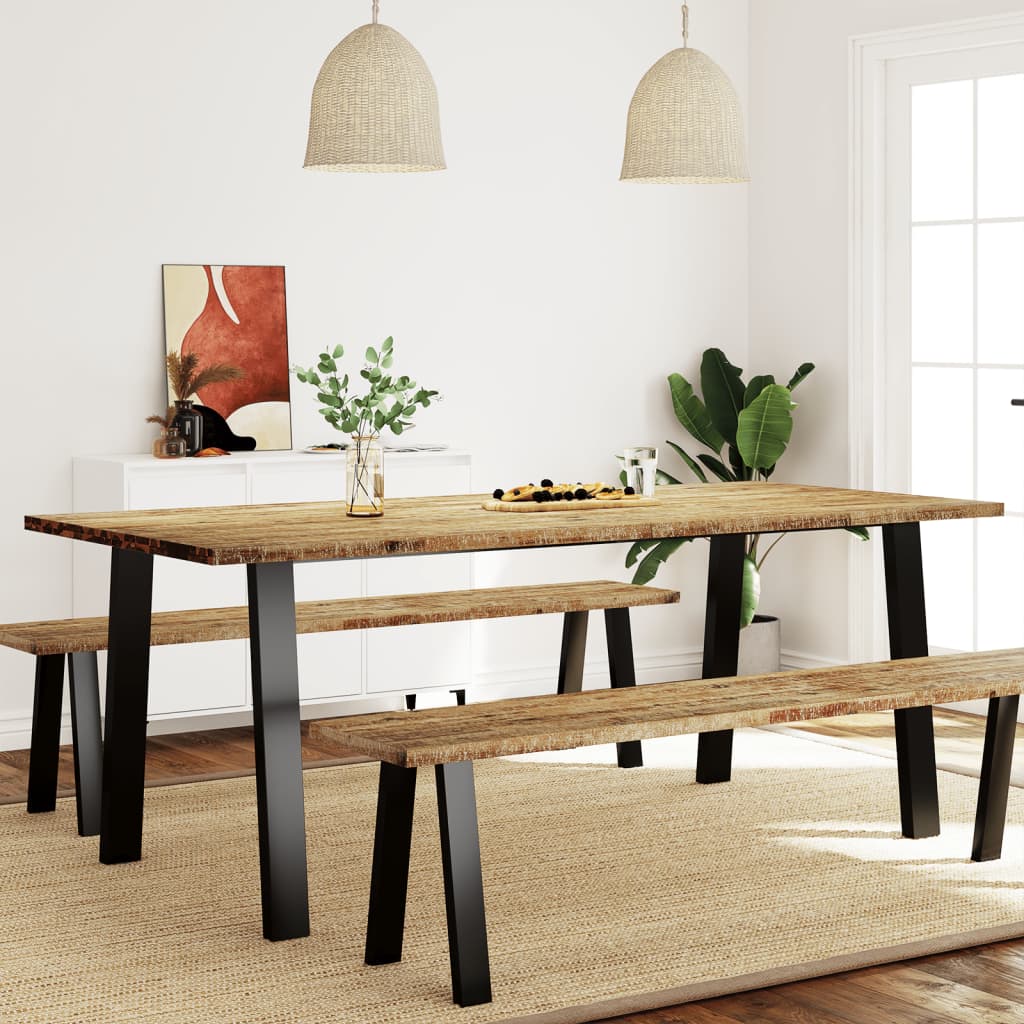 vidaXL Jedálenský stôl 200x90x75 cm masívne akáciové drevo
