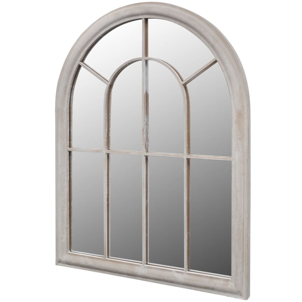 vidaXL Rustikálne záhradné zrkadlo 69x89 cm, do interiéru a exteriéru