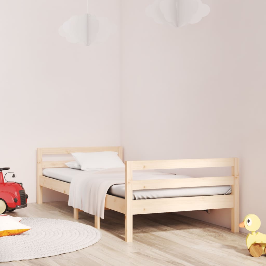 vidaXL Posteľný rám 90x190 cm borovicový masív