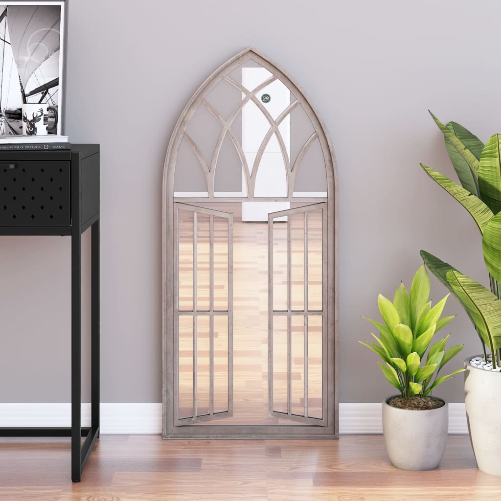 vidaXL Zrkadlo pieskové 100x45 cm železo interiérové