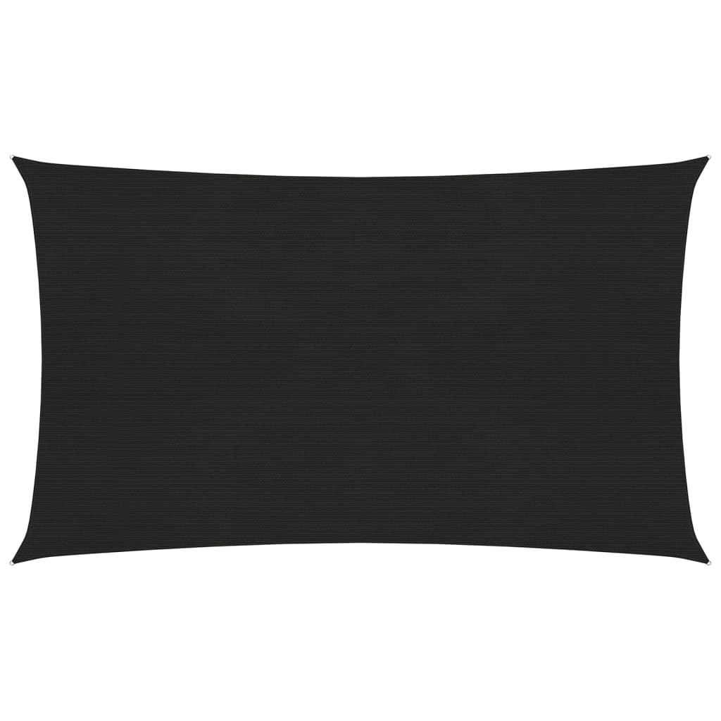 vidaXL Tieniaca plachta 160 g/m² čierna 5x8 m HDPE