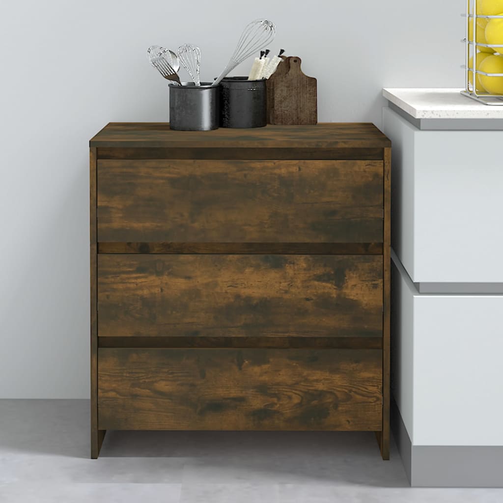 vidaXL Komoda hnedý dub 70x40x73,5 cm drevotrieska