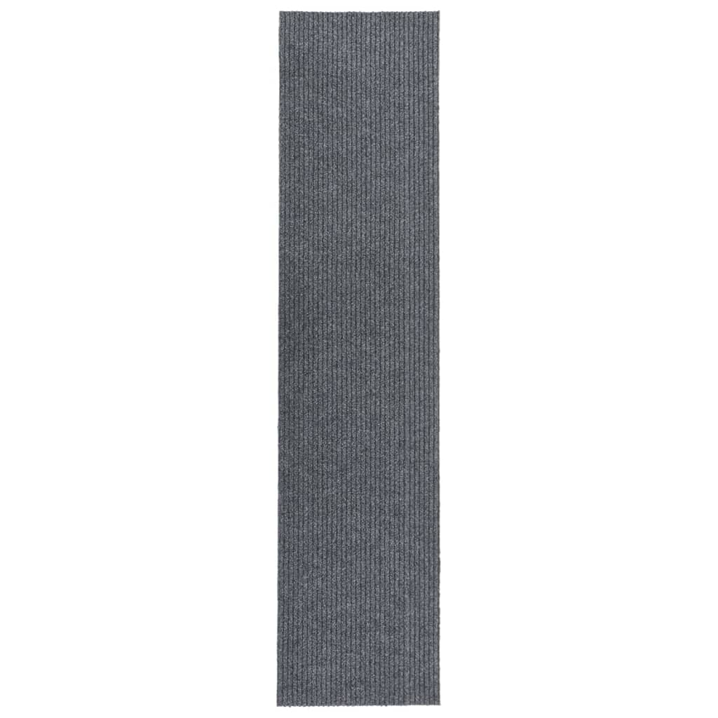 vidaXL Rohož na zachytávanie nečistôt 100x450 cm sivá