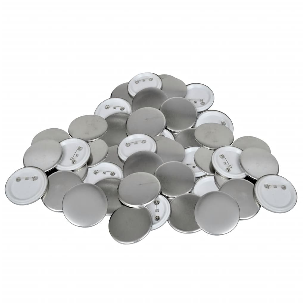 vidaXL Komponenty na výrobu odznakov 500 ks, 58 mm
