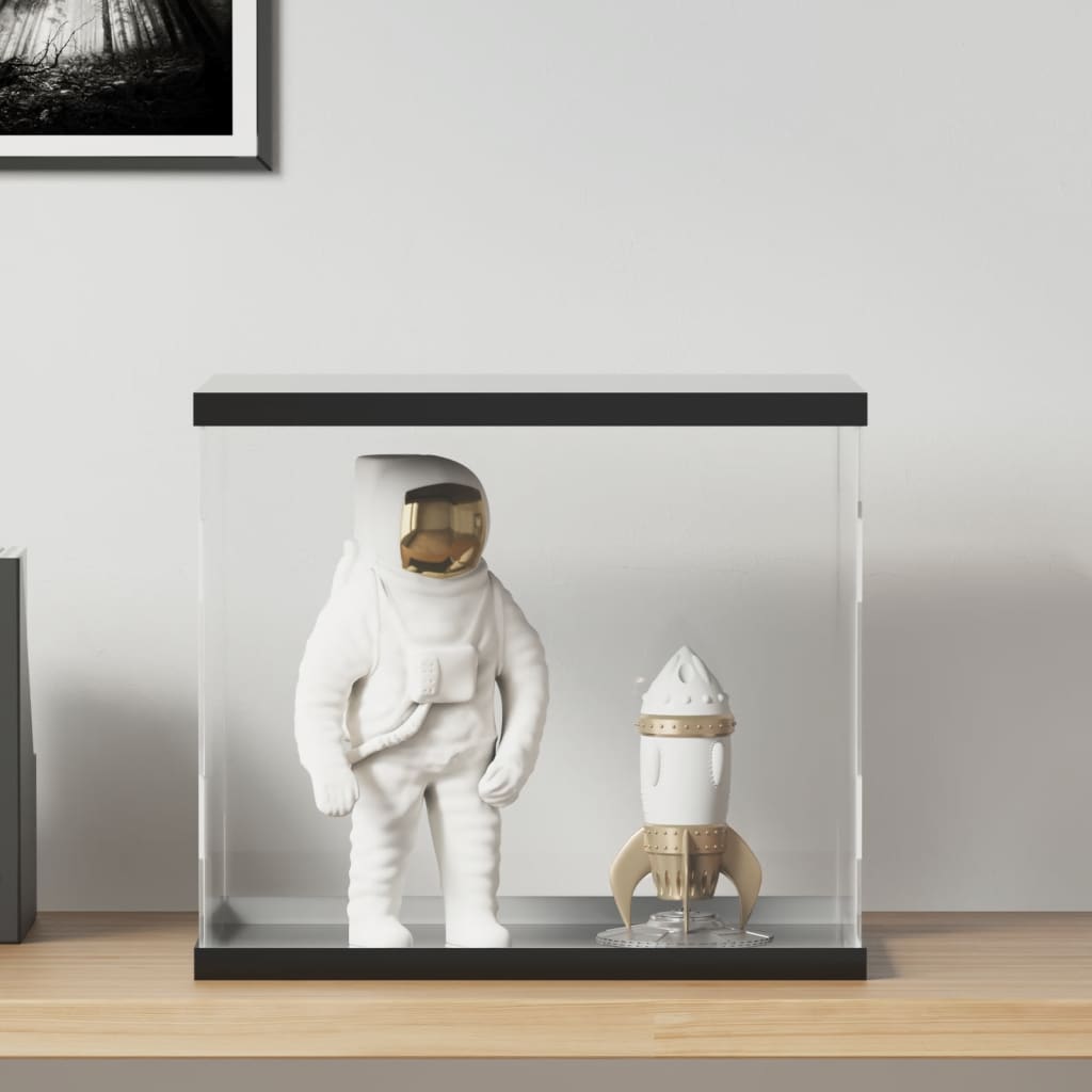 vidaXL Vitrína priehľadná 40x36x35 cm akryl