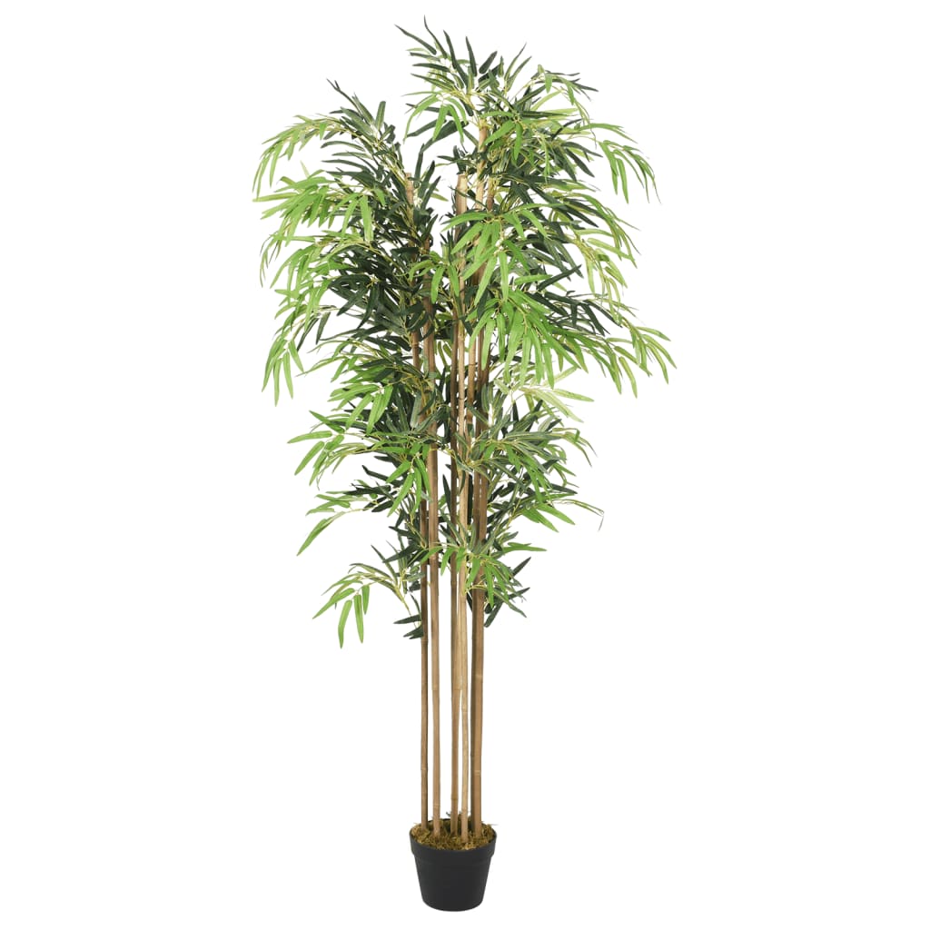 vidaXL Umelý bambusový strom 1605 listov 180 cm zelený