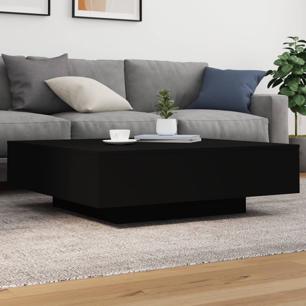 vidaXL Konferenčný stolík čierny 100x100x31 cm kompozitné drevo