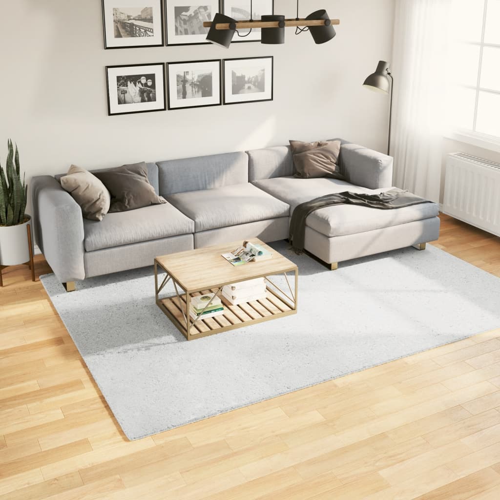 vidaXL Koberec OVIEDO krátky vlas sivý 200x280 cm