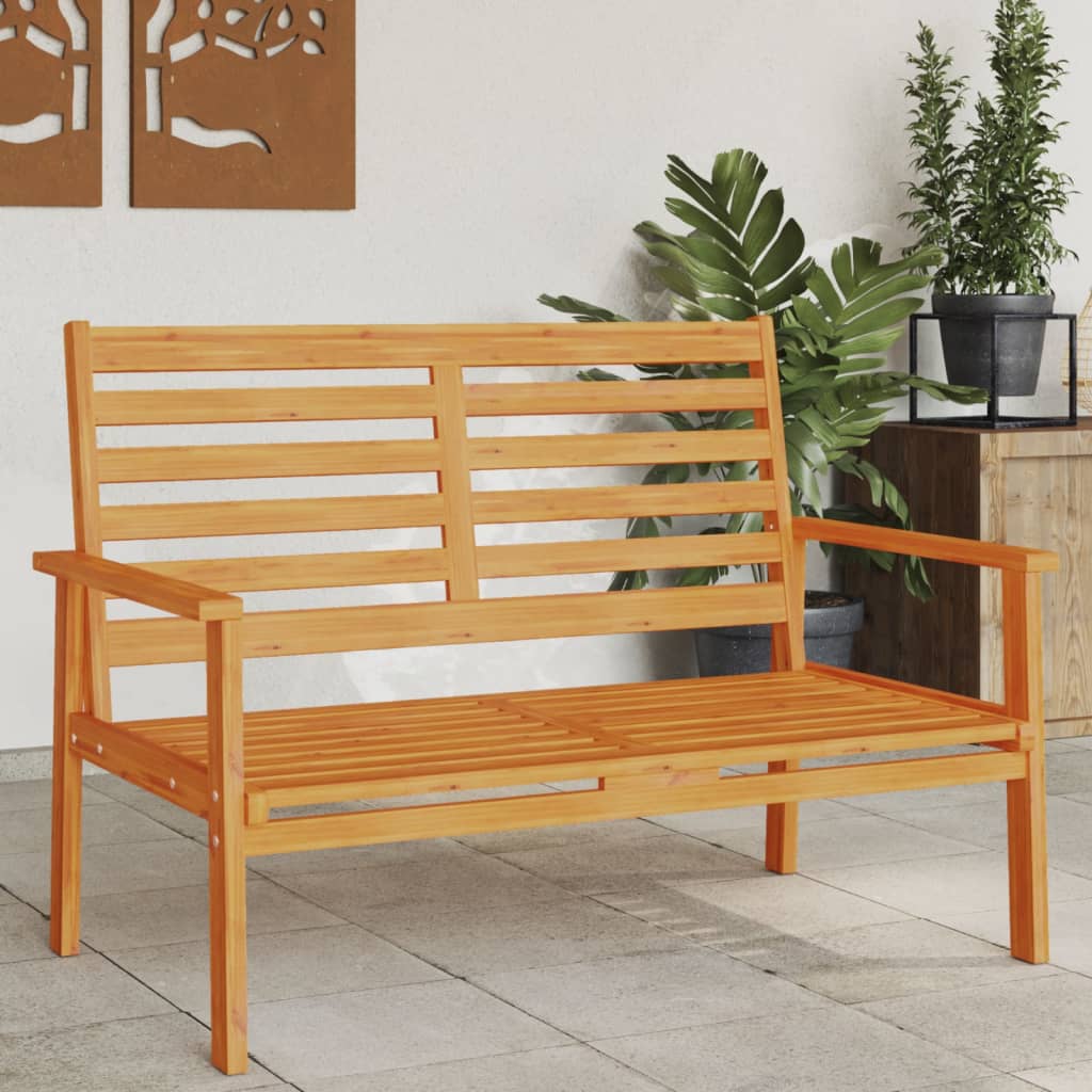 vidaXL Záhradná lavica 120 cm, akáciový masív