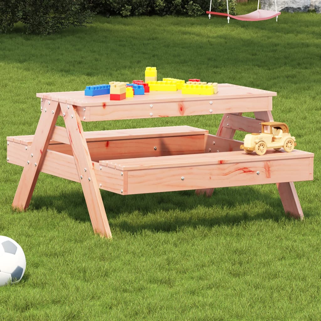 vidaXL Piknikový stôl pre deti 88x97x52 cm masívny douglas