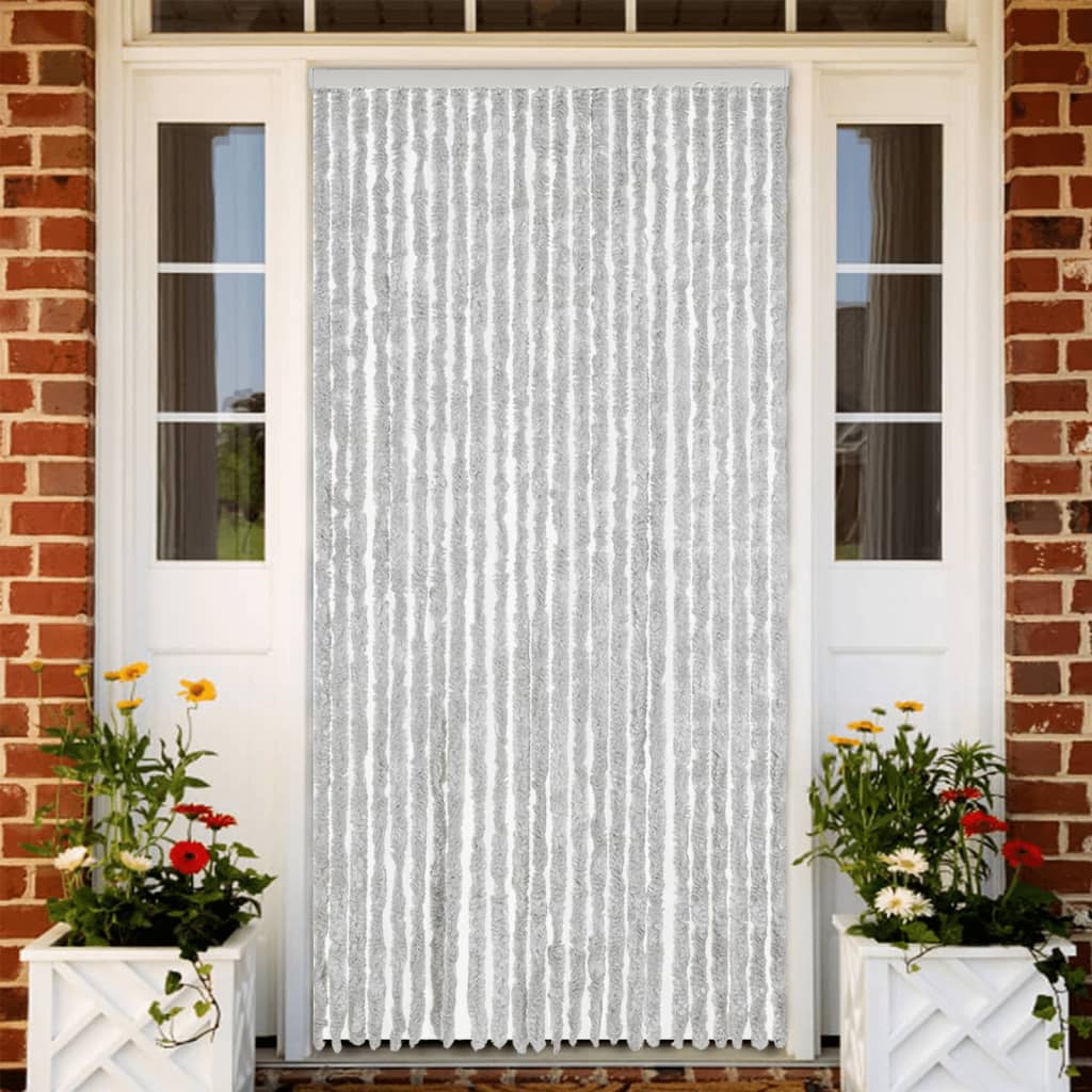 vidaXL Záves proti hmyzu sivý 100x230 cm ženilka