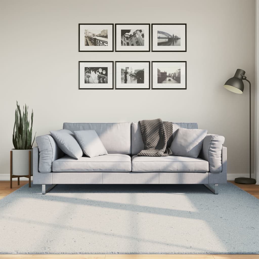 vidaXL Koberec HUARTE krátky vlas mäkký a umývateľný rumenec 200x200cm