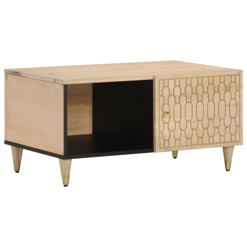 vidaXL Konferenčný stolík 80x50x40 cm, mangový masív