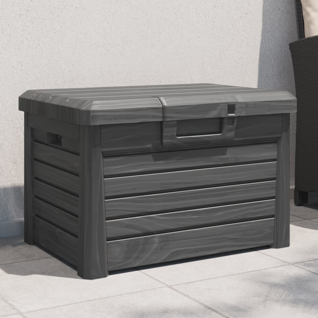 vidaXL Vonkajší box na vankúše antracit 73x50,5x46,5 cm polypropylén