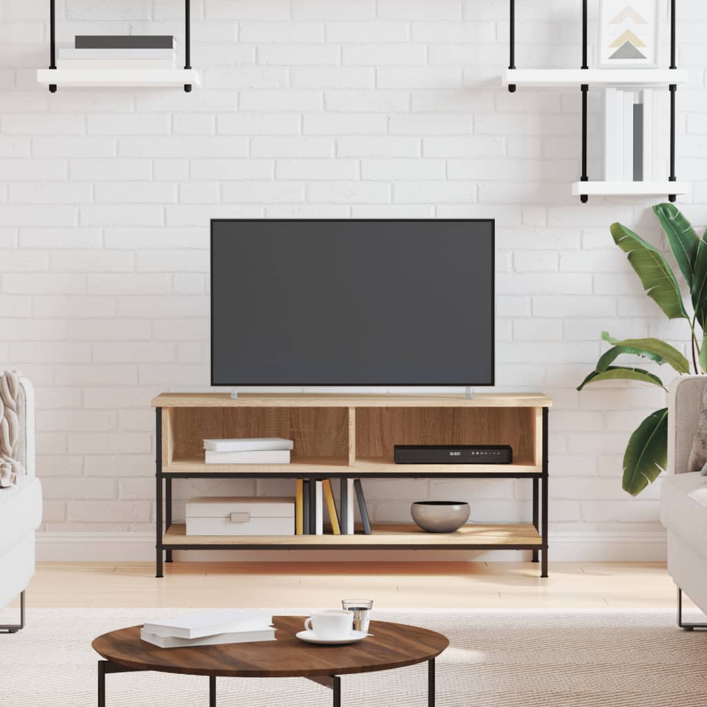 vidaXL TV skrinka dub sonoma 100x35x45 cm kompozitné drevo