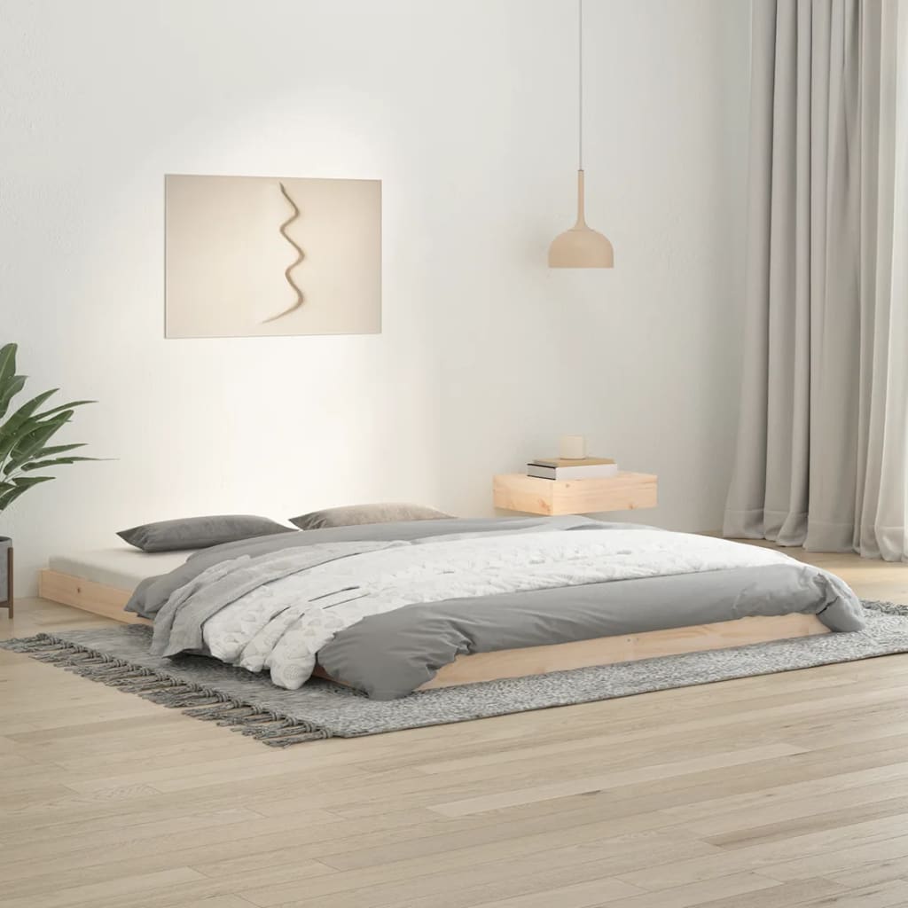 vidaXL Posteľný rám 160x200 cm borovicový masív