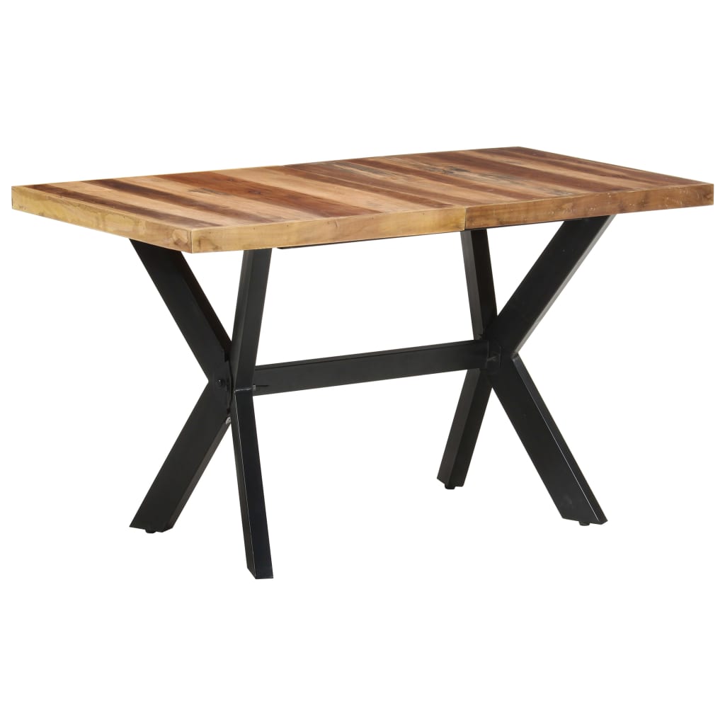 vidaXL Jedálenský stôl 140x70x75 cm, drevený masív s medovým náterom