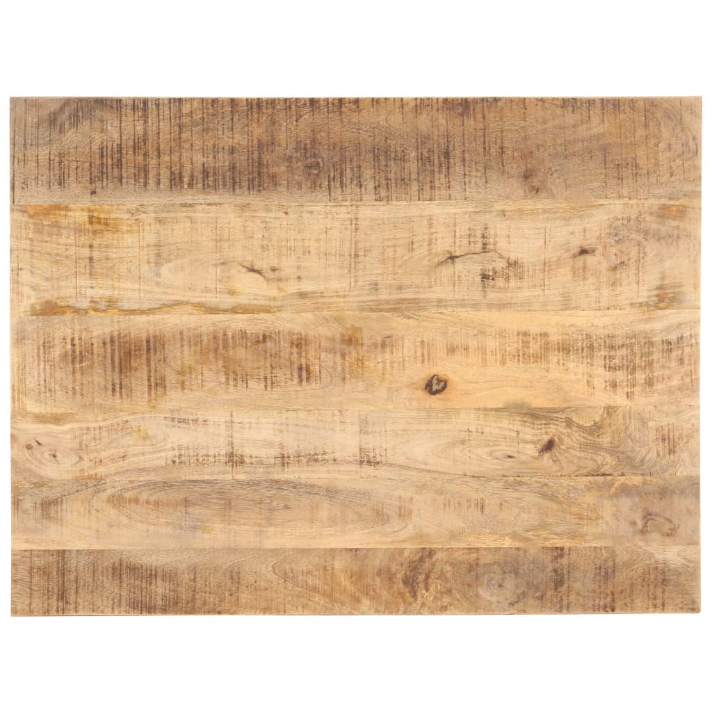 vidaXL Stolová doska, mangový masív 25-27 mm, 80x60 cm