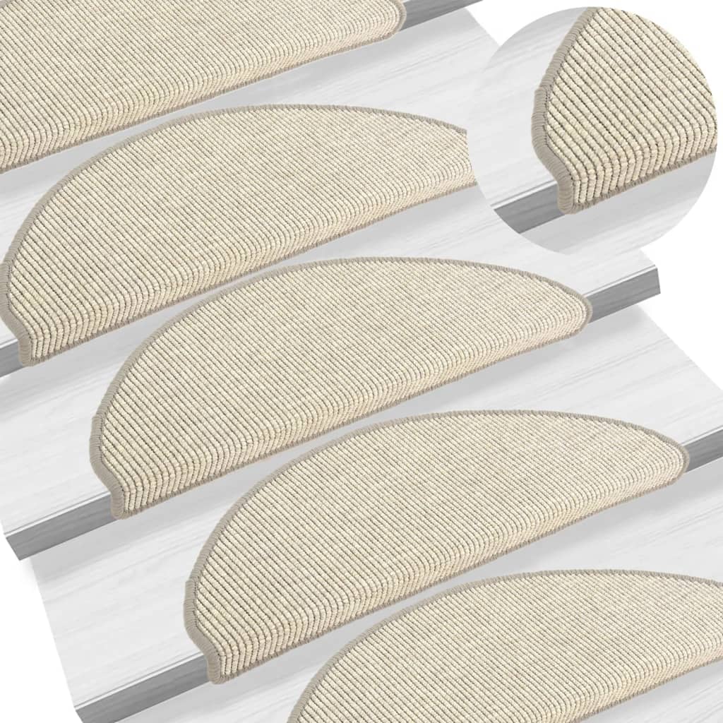 vidaXL Samolepiace nášľapy na schody 15 ks 65x21x4 cm strieborné