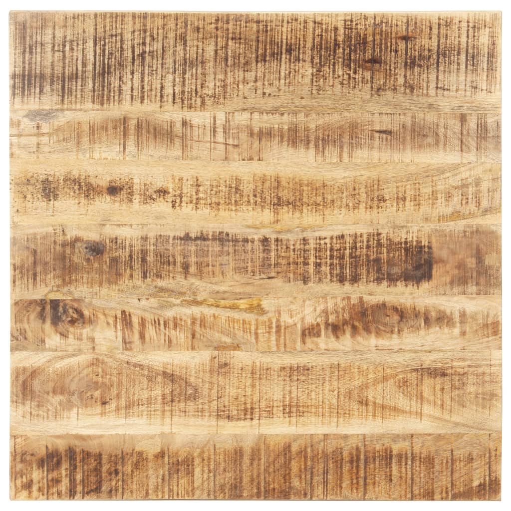 vidaXL Stolová doska, mangový masív 25-27 mm, 80x80 cm
