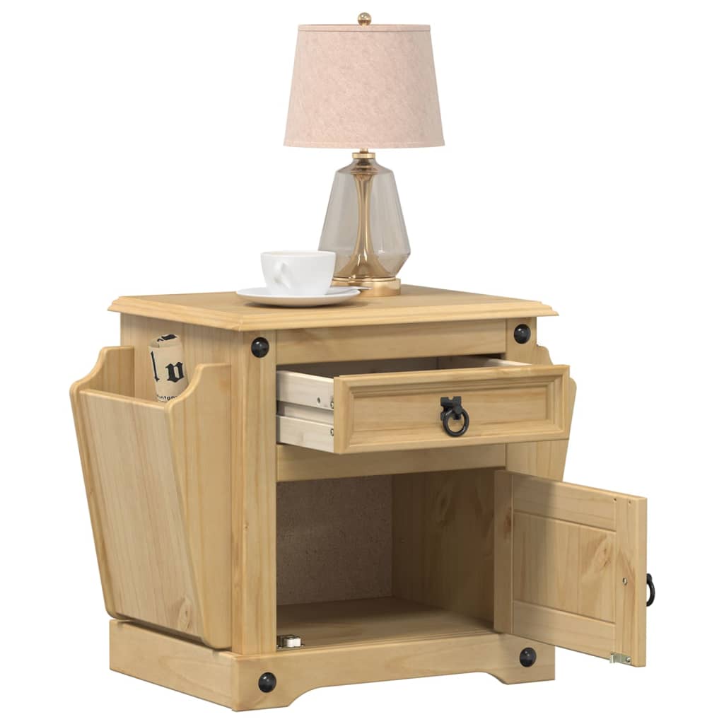 vidaXL Nočný stolík Corona 45x35x47,5 cm borovicový masív