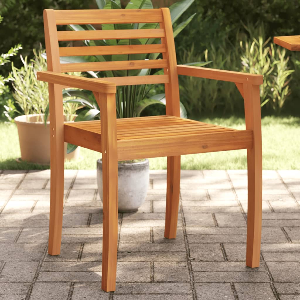 vidaXL Záhradné stoličky 2 ks 59x55x85 cm akáciový masív