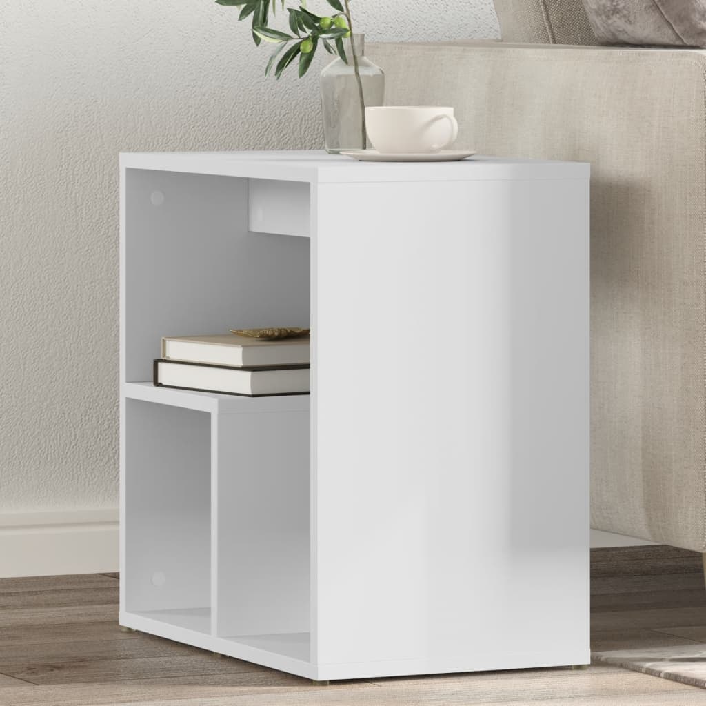 vidaXL Príručné stolíky 2 ks biele 50x30x50 cm kompozitné drevo