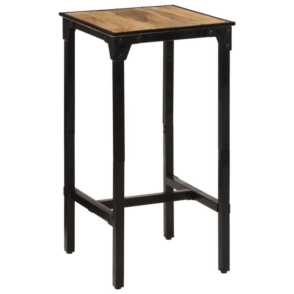 vidaXL Barový stôl 60x55x107 cm masívne surové mangovníkové drevo