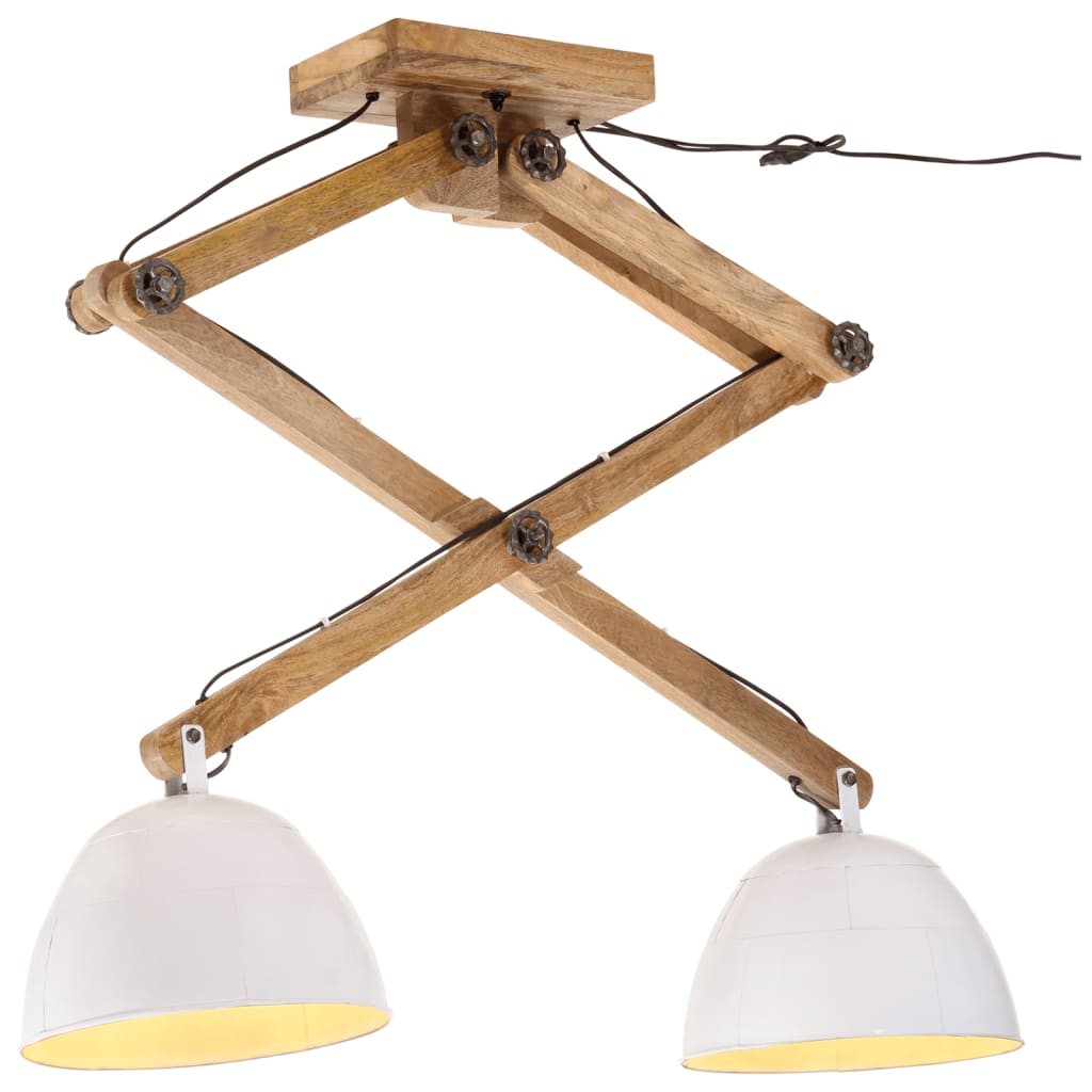 vidaXL Závesná lampa 25 W biela 29x18x85 cm E27