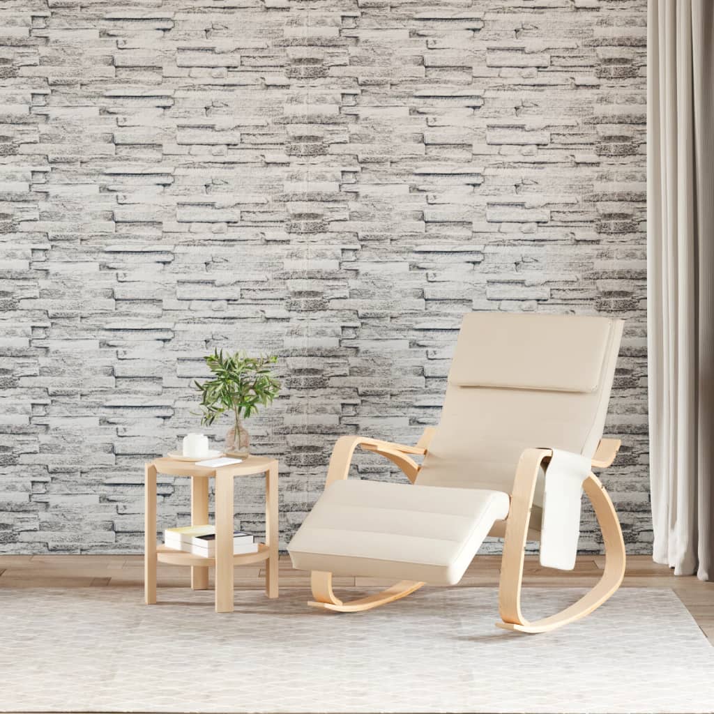vidaXL 3D nástenné panely 14 ks svetlosivé 100x25 cm EPS