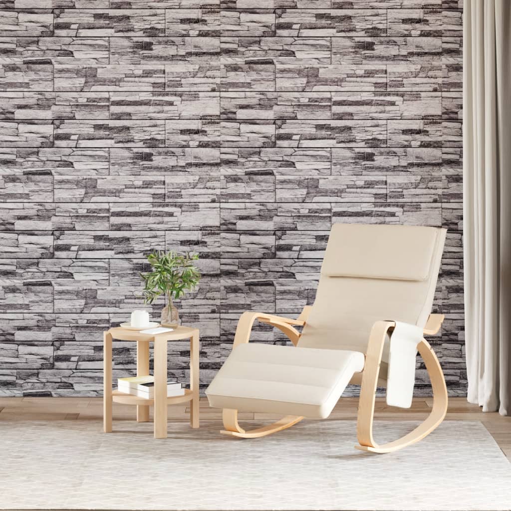 vidaXL 3D nástenné panely 10 ks svetlosivé 100x50 cm EPS