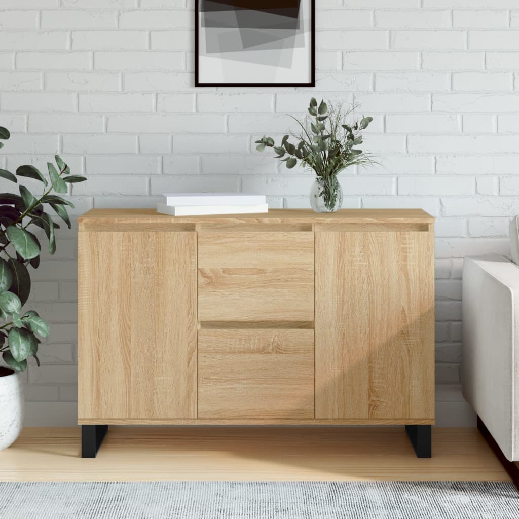 vidaXL Komoda dub sonoma 104x35x70 cm kompozitné drevo
