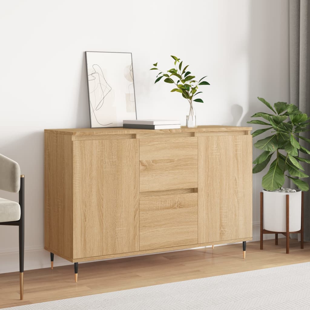 vidaXL Komoda dub sonoma 104x35x70 cm kompozitné drevo