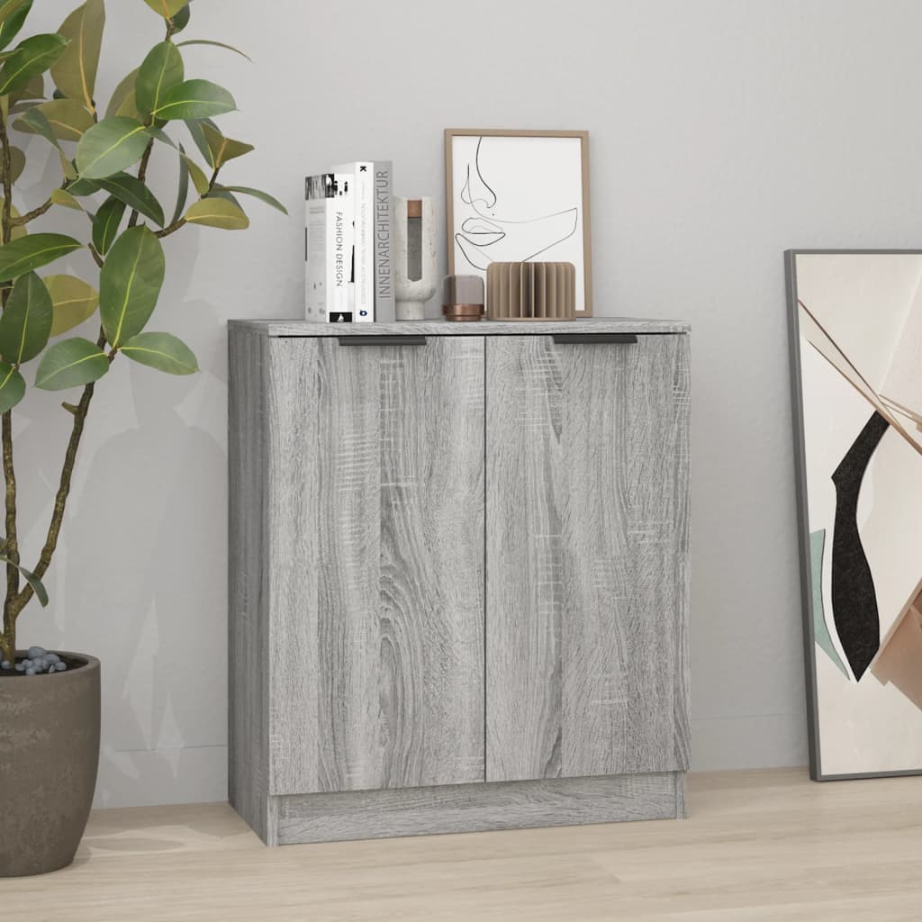 vidaXL Komoda sivý dub sonoma 60x30x70 cm spracované drevo