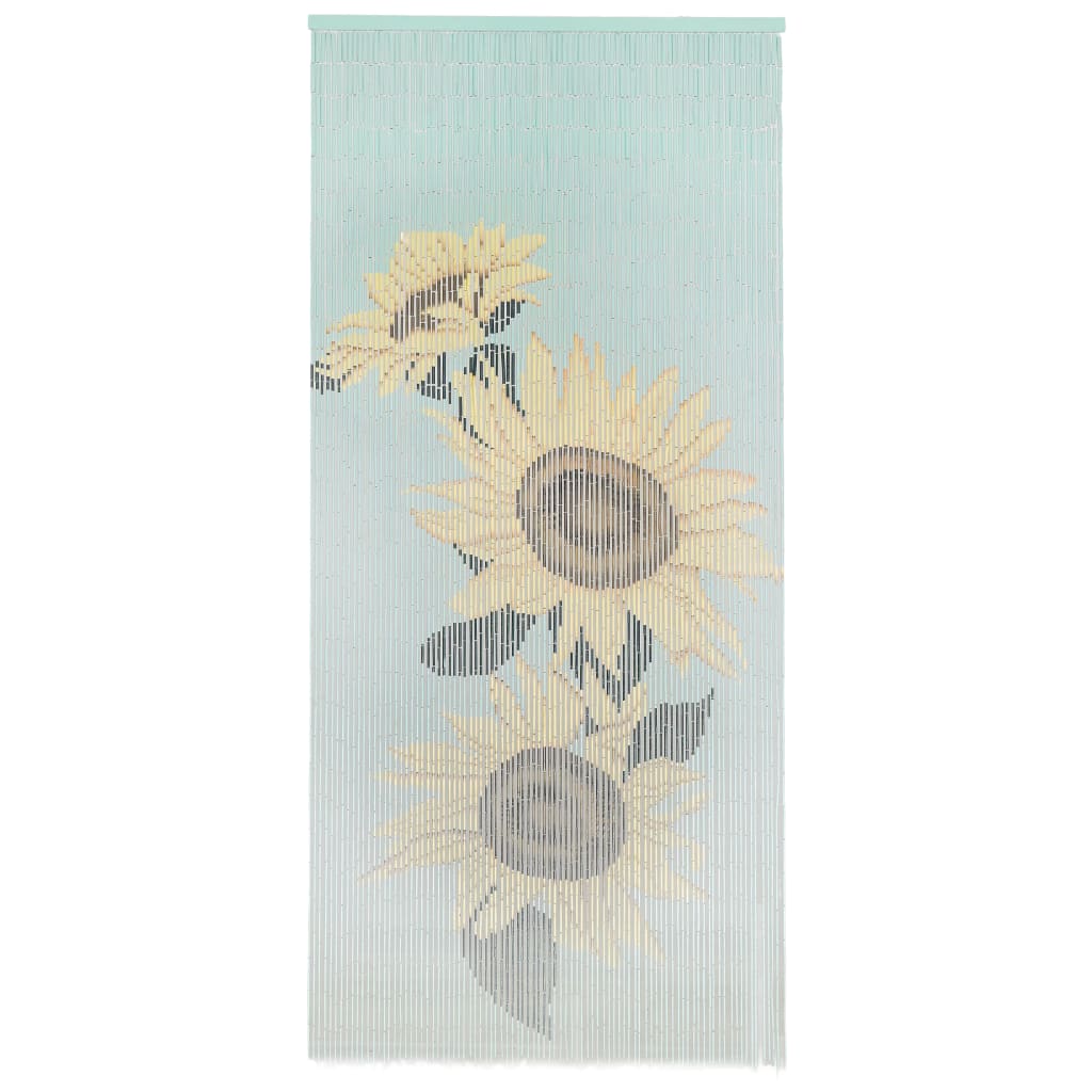 vidaXL Bambusový záves proti hmyzu do dverí 90x200 cm