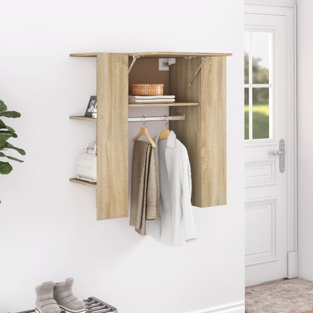 vidaXL Skrinka do chodby dub sonoma 97,5x37x99 cm spracované drevo