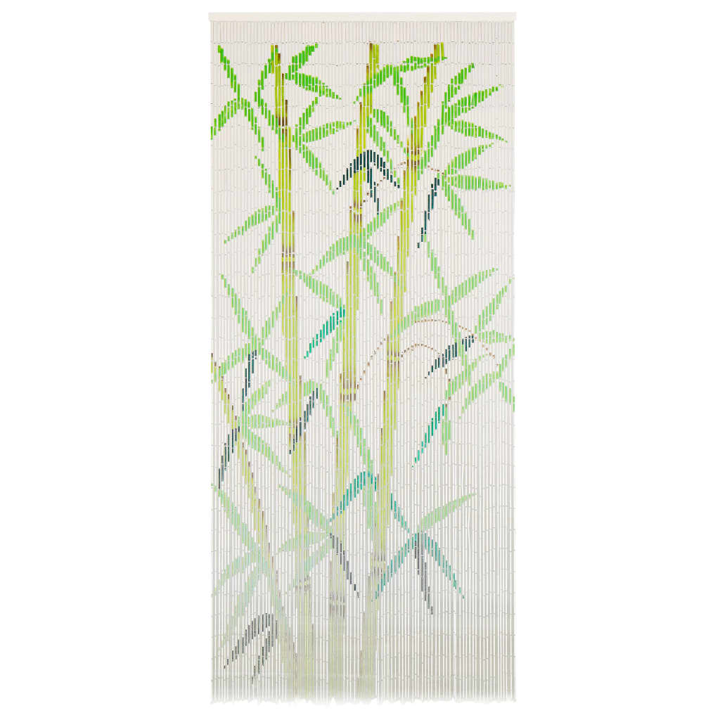 vidaXL Bambusový záves proti hmyzu do dverí 90x200 cm