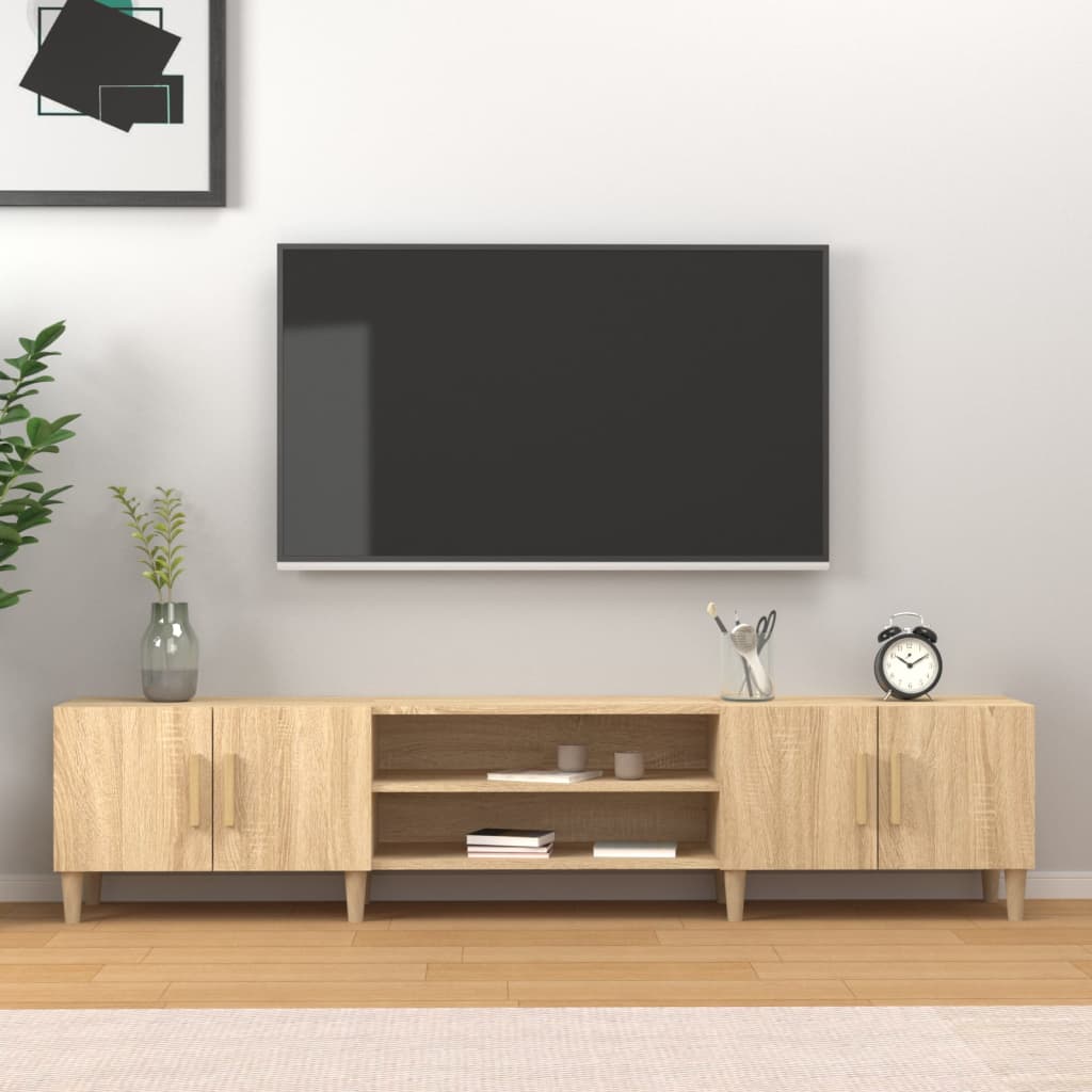 vidaXL TV skrinka dub sonoma 180x31,5x40 cm kompozitné drevo
