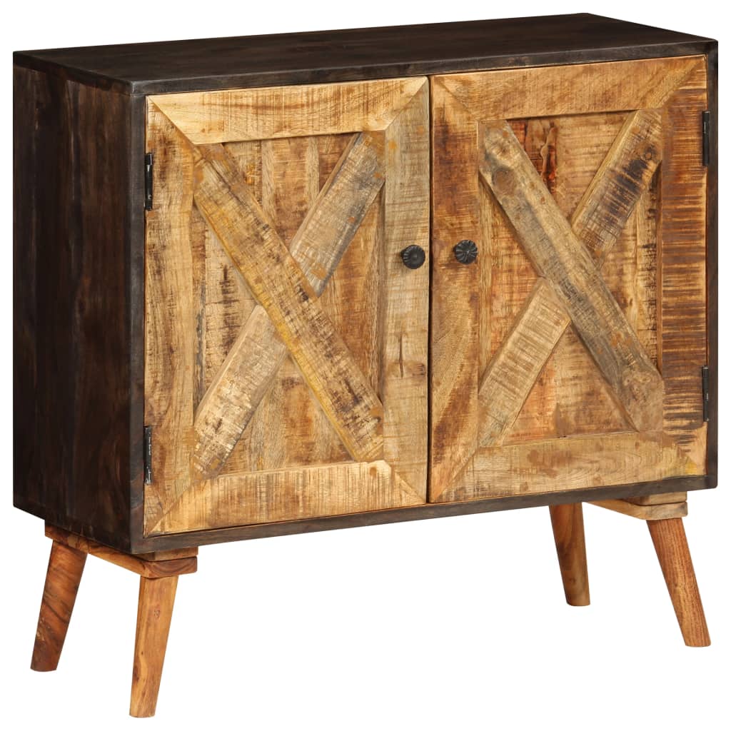 vidaXL Komoda masívne mangovníkové drevo 85x30x75 cm